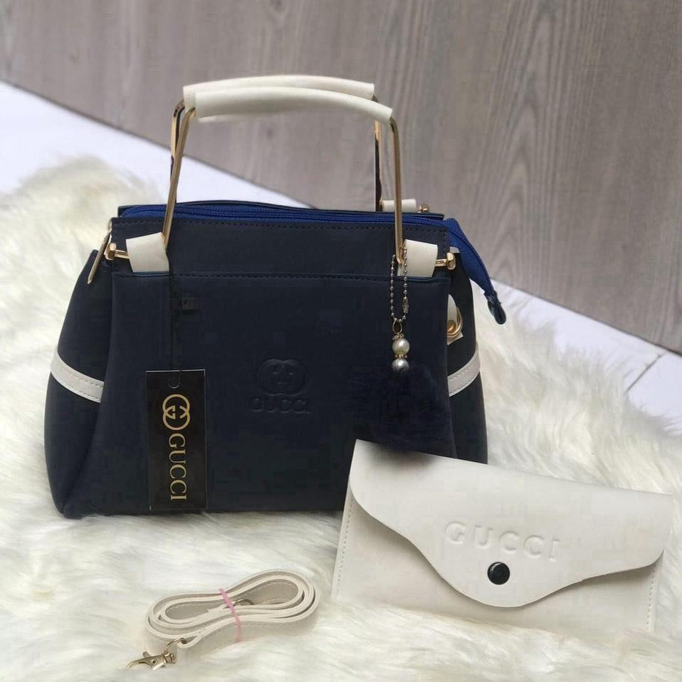 The Range Studio dual-piece set in royal blue featuring a minimalist plain pattern and clean aesthetic styling for daily use